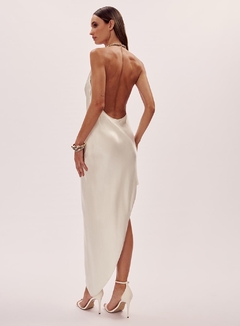 Vestido Midi Assimétrico Frente Única Elina Oasis - The Blend Shop