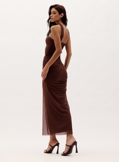 Vestido Midi Tule Recorte Sophine Oasis Resortwear - The Blend Shop