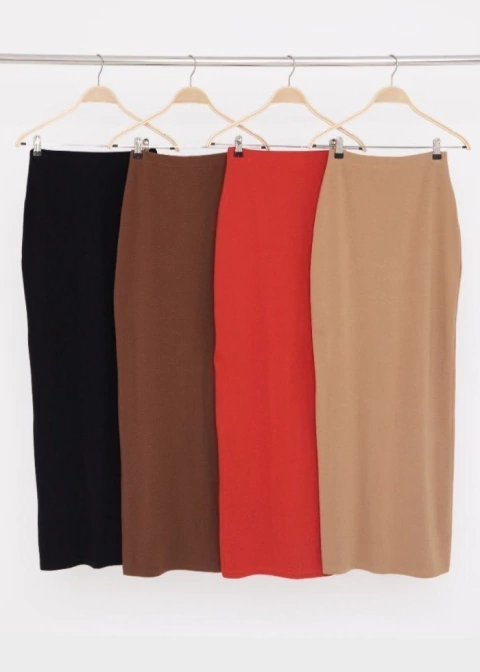 Saia Midi Loguete Cotton Fenda