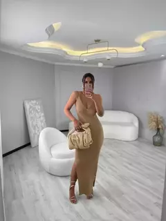 Imagem do Vestido Longo Tricot Lurex Sandy Verão