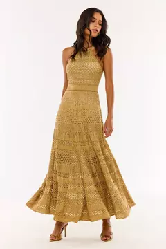 Vestido Midi Tricot Luma Galeria Tricot