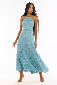Vestido Midi Tricot Luma Galeria Tricot - loja online