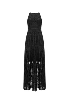 Vestido Midi Tricot Analu Galeria Tricot - loja online