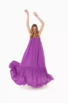 Vestido Longo Amplo Mikonos Louisa - comprar online