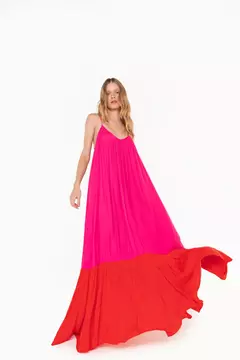 Vestido Longo Amplo Mikonos Louisa - comprar online