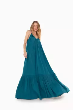 Vestido Longo Amplo Mikonos Louisa - The Blend Shop