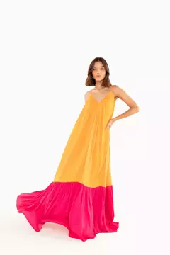 Vestido Longo Amplo Mikonos Louisa na internet