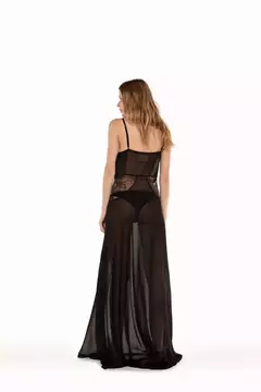 Vestido Longo Saída de Praia Transparente Nice Louisa na internet