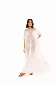 Vestido Midi Saída de Praia Seda Rafa Louisa - comprar online