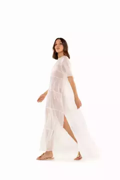 Vestido Midi Saída de Praia Seda Rafa Louisa na internet