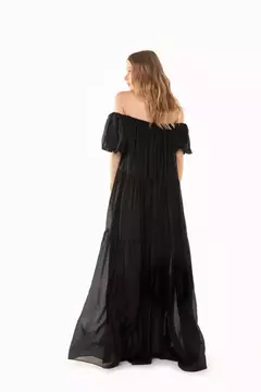 Vestido Longo Babados Celina Louisa - loja online