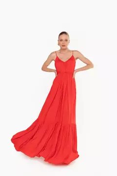Vestido Longo Amplo Mikonos Louisa - The Blend Shop