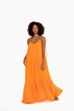 Vestido Longo Amplo Mikonos Louisa - loja online