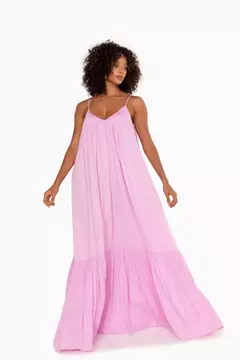 Vestido Longo Amplo Mikonos Louisa - loja online