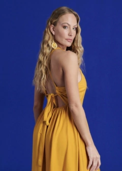 Imagem do Vestido Midi Frente Única Tres Cores