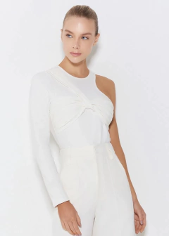 Body Ombro Só Manga Longa com Torção Zen - comprar online