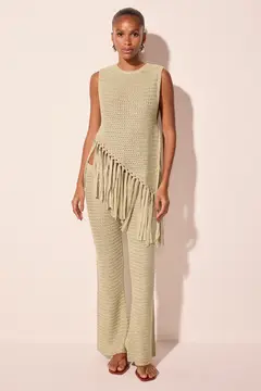 Conjunto Blusa/Calça Tricot Sirena
