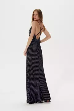 Imagem do Vestido Longo Listrado Celine Louisa