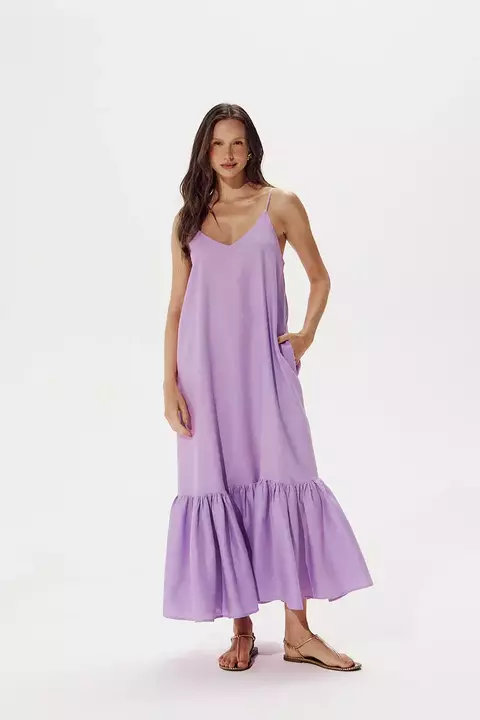 Vestido Midi Linho Amora Louisa