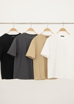 Blusa Camiseta Malha Nervuras - comprar online
