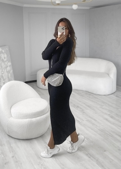 Vestido Midi Tricot Poliana - comprar online