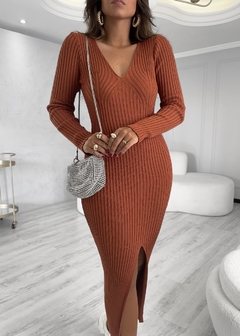Vestido Midi Tricot Poliana