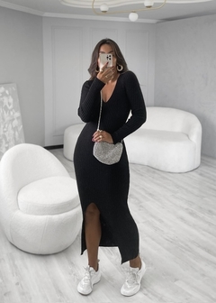 Vestido Midi Tricot Poliana