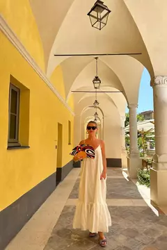 Vestido Midi Linho Amora Louisa