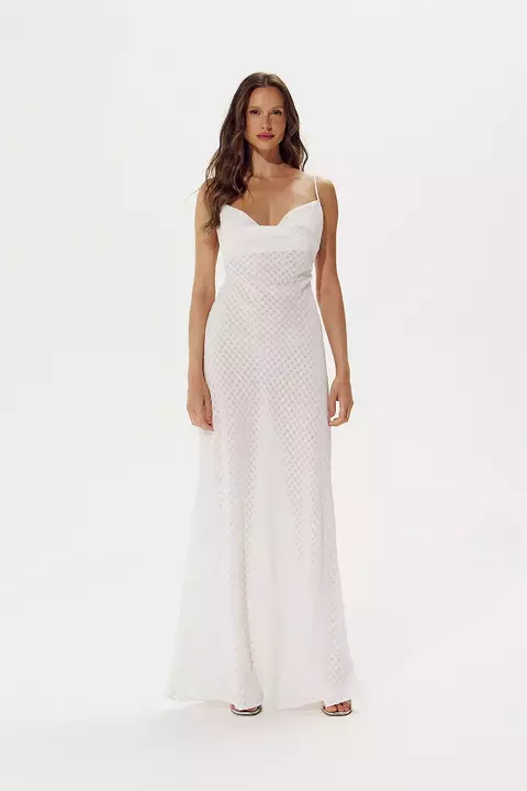 Vestido Longo Xadrez Martha ByLouisa