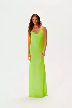 Vestido Longo Paetê Celine ByLouisa - loja online