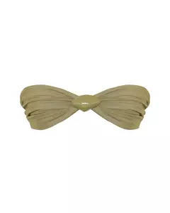 Conjunto Top Reto Shell Duo Amarracao e Tanga Triang - Verde Oliva Ostra - loja online