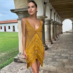 Vestido Curto Croche Saint Tropez Aghata Orfano na internet