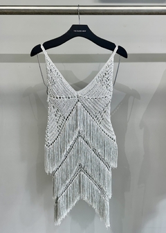 Vestido Curto Croche Saint Tropez Aghata Orfano - loja online