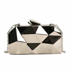 Bolsa Clutch Festa Metalizada Diamante na internet