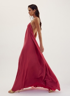 Vestido Longo Frente Única Melany Oasis