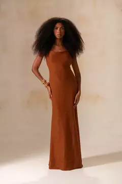 Vestido Longo Tricot Tulum Lago na internet