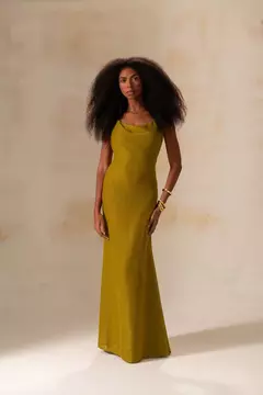 Vestido Longo Tricot Tulum Lago - comprar online