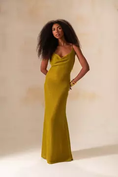 Vestido Longo Tricot Tulum Lago - comprar online