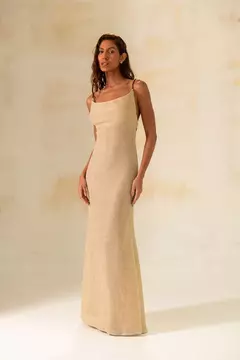 Vestido Longo Tricot Tulum Lago na internet