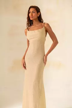 Vestido Longo Tricot Tulum Lago - comprar online
