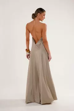 Vestido Longo Frente Única Croacia Lago