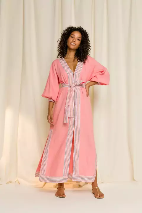 Vestido Midi Linho Isadora Louisa