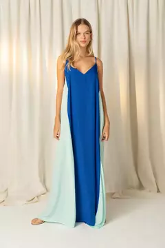 Vestido Longo Bicolor Ibiza Louisa