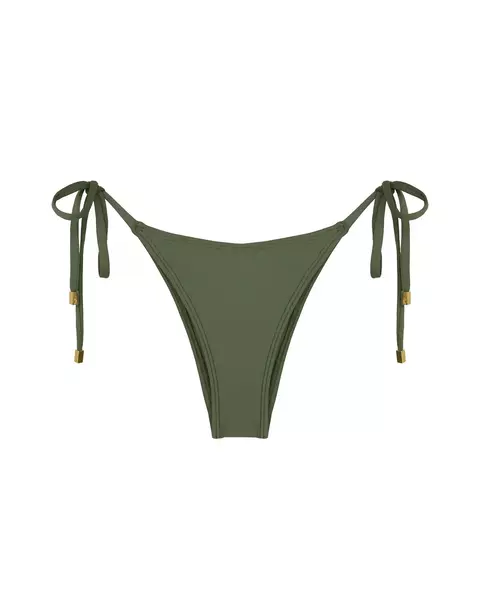 Biquíni Tanga Triângulo - Verde Militar Ostra - comprar online