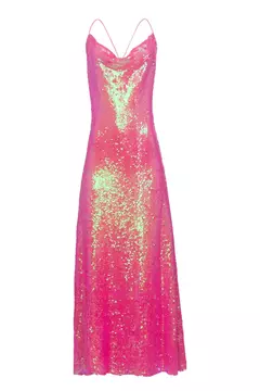 Vestido Longo Paetê Celine ByLouisa na internet