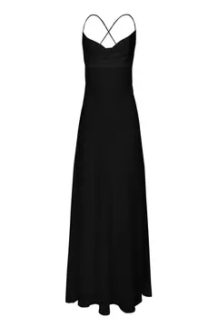 Vestido Longo Xadrez Martha ByLouisa - loja online
