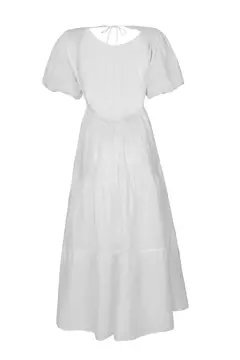 Vestido Midi Linho Luci Louisa - comprar online
