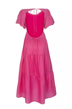 Vestido Midi Linho Luci Louisa - The Blend Shop