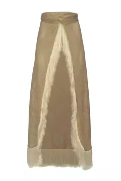 Saia Midi Transpassada Taina ByLouisa - The Blend Shop