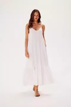 Vestido Midi Linho Amora Louisa - comprar online